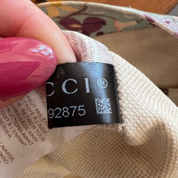 Like New Gucci Japan Exclusive Floral Bear Tote Turquoise - Picture 10 of 11